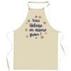Kitchen Apron - Héloïse - Breton Print - Durable Cotton - Printed In France