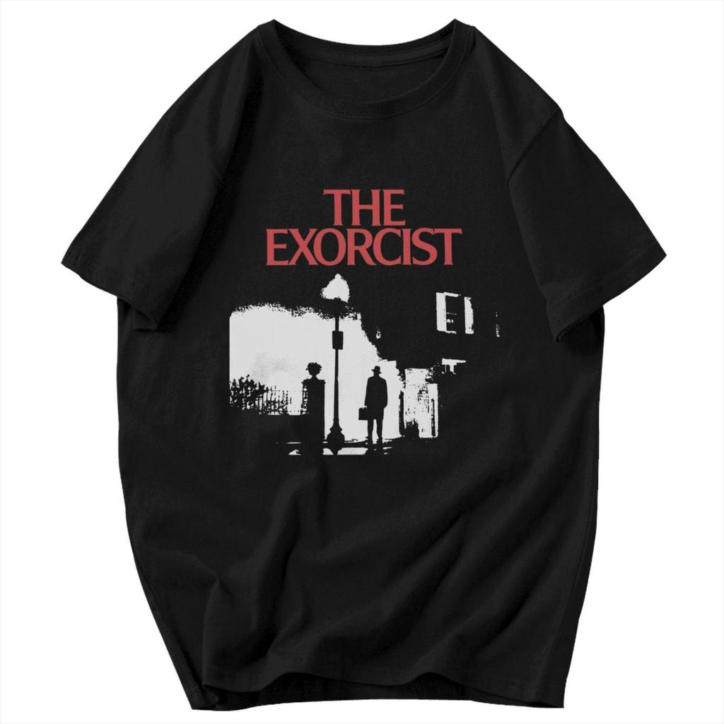 Men T Shirt The Exorcist Horror Pops Y2K Graphic Quality Unisex Clothing T Shirts