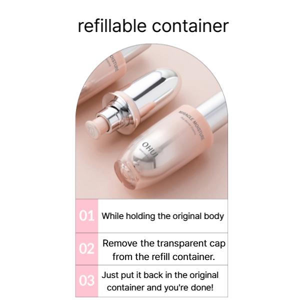 Ohui Miracle Moisture Pink Barrier Essence (50ml / 50ml Refill) (7 Options)