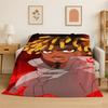 Retro Juice WRLD 999 Legende Rapper Star Flanelldecke Weiche Warme Überwurfdecke für Schlafzimmer Wohnzimmer Bett Reise Camping