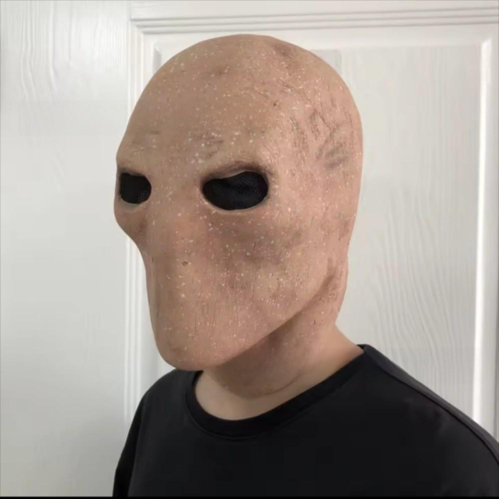 Non-toxic Halloween Slenderman Mask Faceless Man Party Cosplay Props  Costume Props