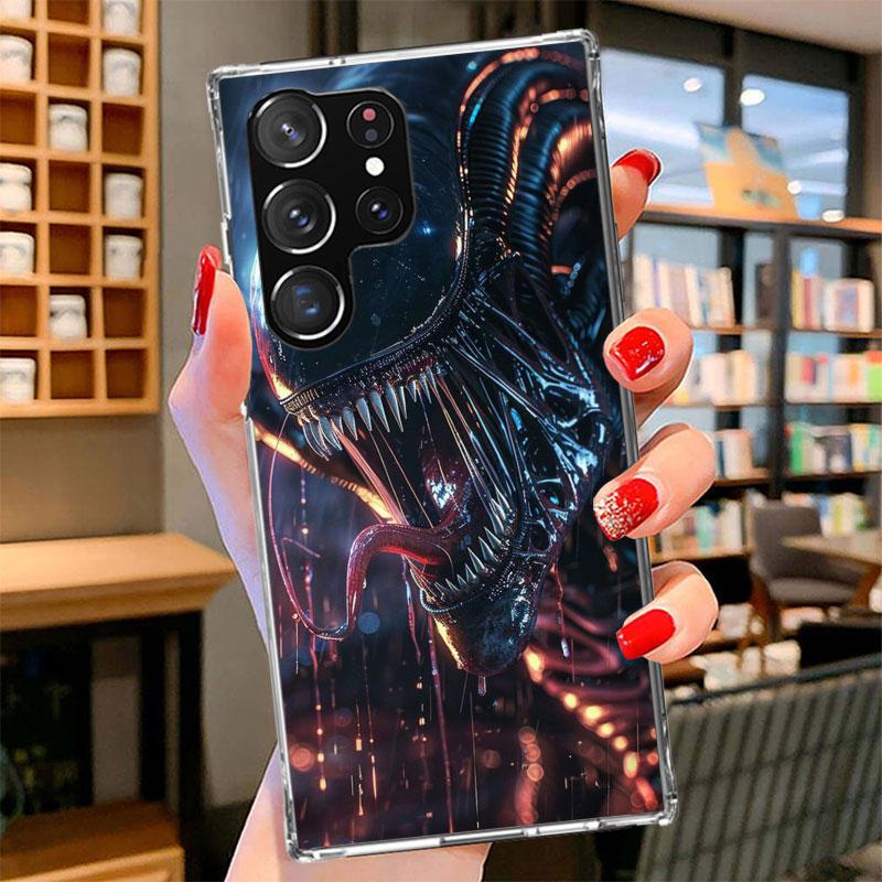 Cool A-Alien X-Xenomorph Phone Case For Samsung Galaxy S26 S25 Edge S24 Ultra S23 S22 Plus S21 S20 FE Soft Fundas Shell Galaxy S