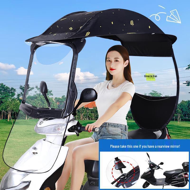 Electric Bicycle All-Weather Canopy