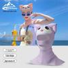Cartoon Facekini UV Protection Ice Silk Mask for Swimming & Surfing