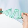 Wet Brush Curved Massage Comb with Flexible Bristles for Wet Hair - Available In Green, Pink, Blue,Purple and Black