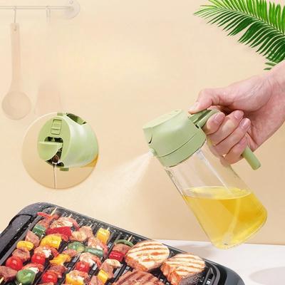 Butelki Szklane 2 w 1 Spray do Oliwy z Oliwek Rozpylacz Dozownik Narzędzia Butelka Przybory Kuchenne Pojemniki na Sos w Sprayu Gadżety Kuchenne