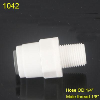 1/4" 3/8" OD Hose Tube 1/4" 1/2" 3/4" 1/8" Plastic Pipe Quick Connectors RO Water Connector Fittings Reverse Osmosis System