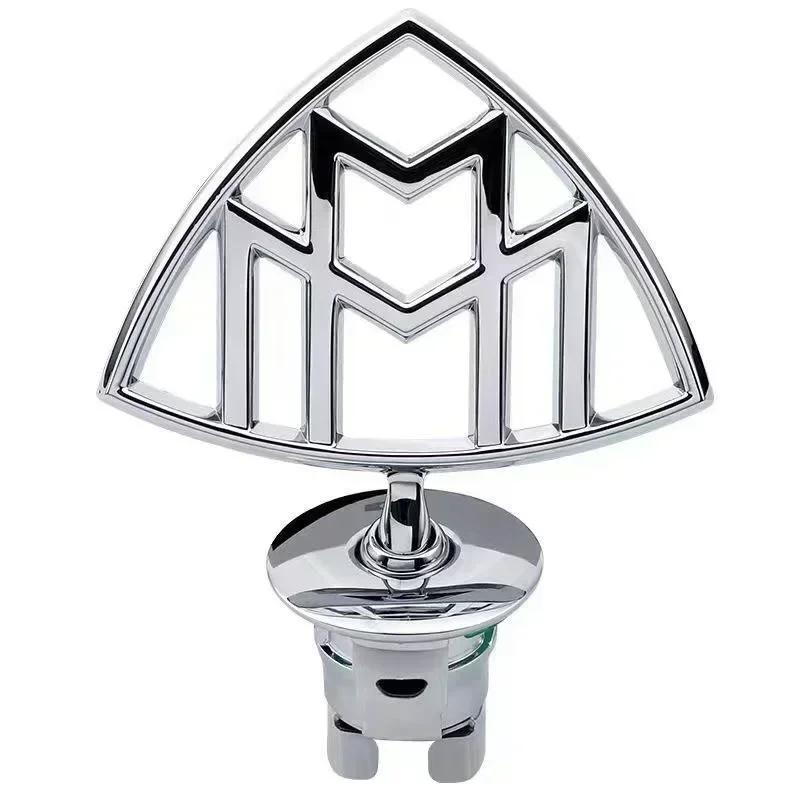 1Pcs Car Star Logo Hood Badge Front Metal EmblemFor Mercedes Benz Maybach C E S Class W204 W205 W212 W213 W211 W220 W222 W223
