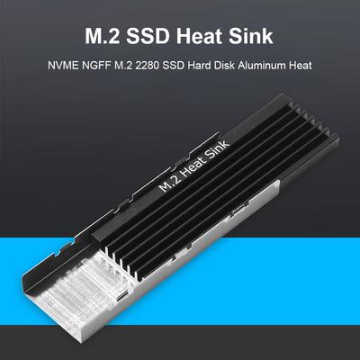 Chladič M.2 SSD M2 2280 Solid State Chladič pevného disku Hliníkový chladič chladiče Chladicí tepelná podložka pro M2 NVMe SATA SSD 2280