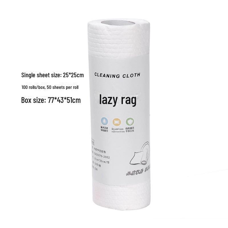 

50 одноразовых кухонных тряпок для мытья посуды, для влажного и сухого использования, без крошек, толстые абразивные губки. thickened, 25*25cm, 50 sheets, 50g/square