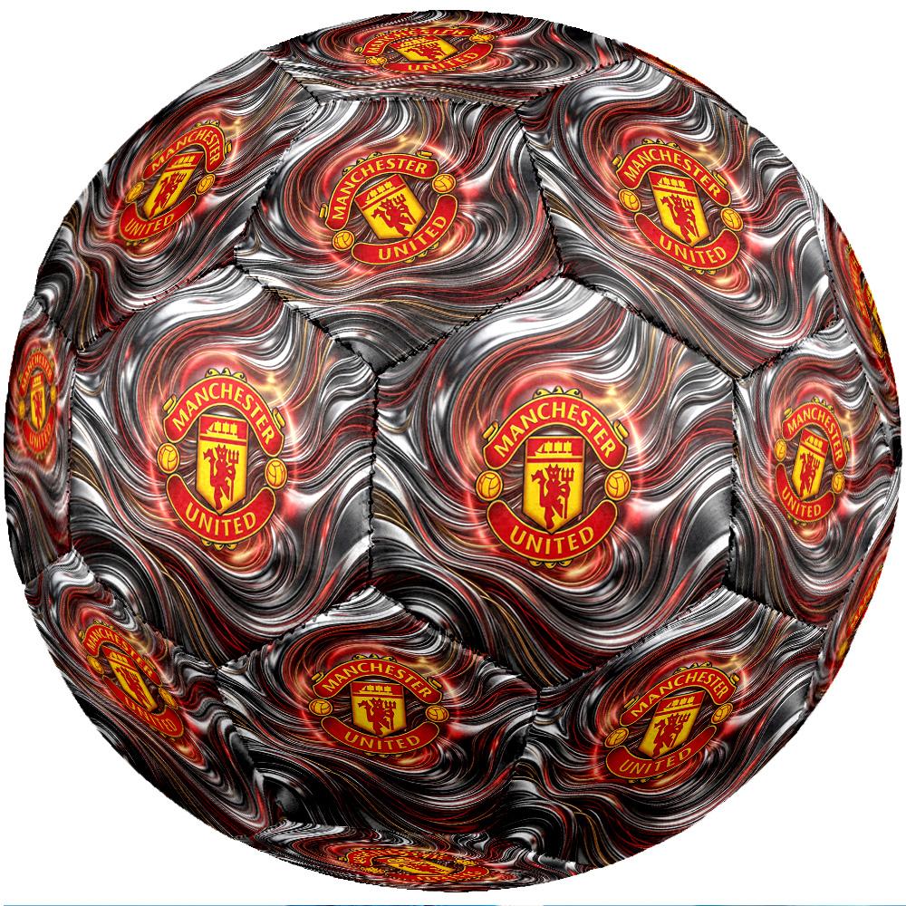 Pallone da calcio tema Manchester United Taglia 5 Pallone da calcio Tocco Morbido Pallone da calcio per Allenamento Professionale per Sport all'Aperto