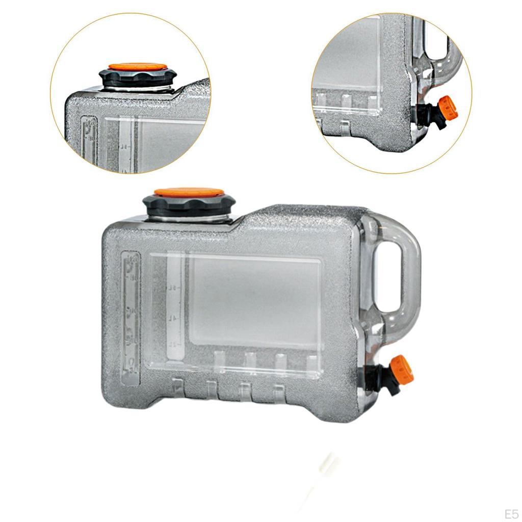 Wasserbehälter Getränkespender mit Zapfhahn Aufbewahrungsbehälter für Autofahren