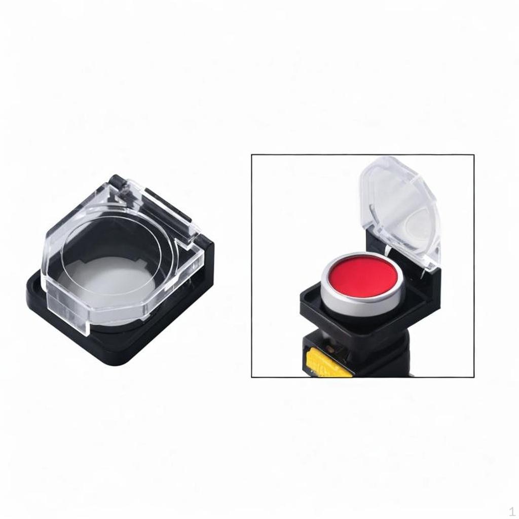 Push Button Cover Guard Dustproof Switch Cover, Easy to Install, Versatile Lightweight, Accessories