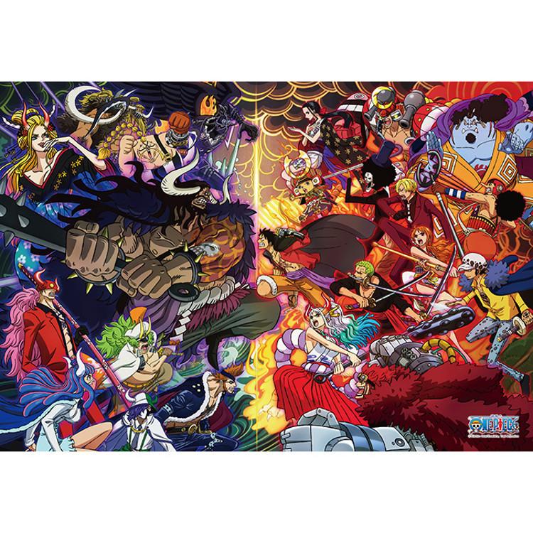 2014-teiliges Puzzle – One Piece: Vier Kaiser Kaido gegen Fünf Kaiser Luffy (Mini), beliebtes koreanisches Puzzle