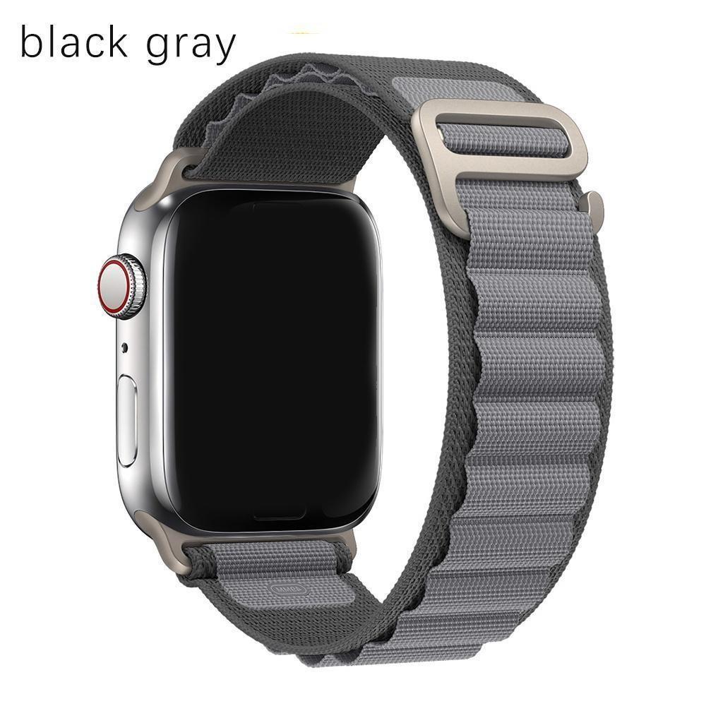 Alpine Loop Band for Apple Watch Ultra 2/Ultra 49mm 45mm 41mm 44mm 40mm 42mm Sport Nylon Outdool Breathable Strap for iWatch Series 9 8 7 SE 6 5 4 3