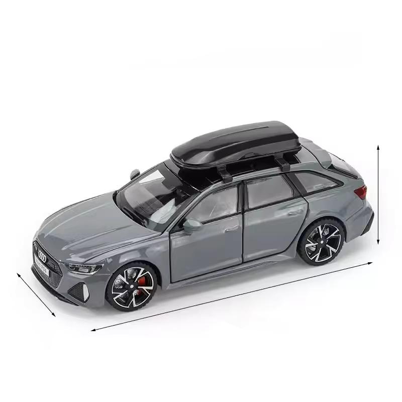 1:32 Scale RS7 RS6 Car Model Toy Alloy Diecast Sound Light Shock Absorption Diecast Metal Vehicle Models Collection Gift Boy