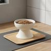 Ceramic Cat Food Dish Japanese Style Raised Bowl Sturdy Base Pet for Cats, Small