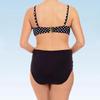 European & American Sexy Plus Size Polka Dot Bikini Swimsuit, 5XL, Gathered