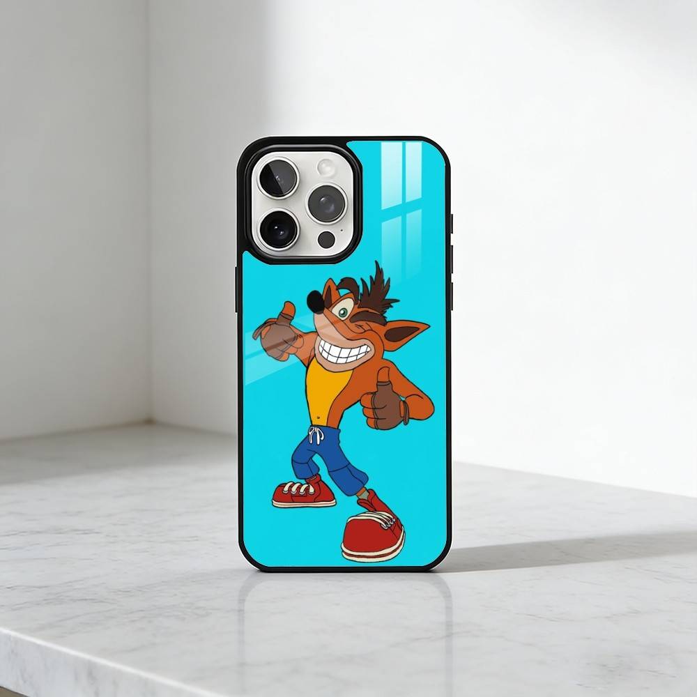 C-Crash-B-Bandicoots-Game Phone Case For iPhone17,16,15,14,13 Plus,Pro Max Magnetic For Magsafe Wireless Charging