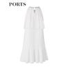 PORTS Women's Round Neck Sleeveless Fishtail Dress