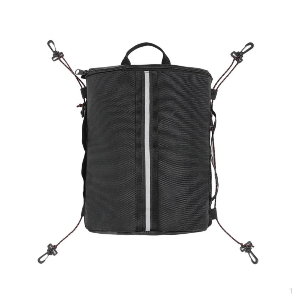 Surfboard Deck Storage Bag Zippered SUP Mesh Carry Handle