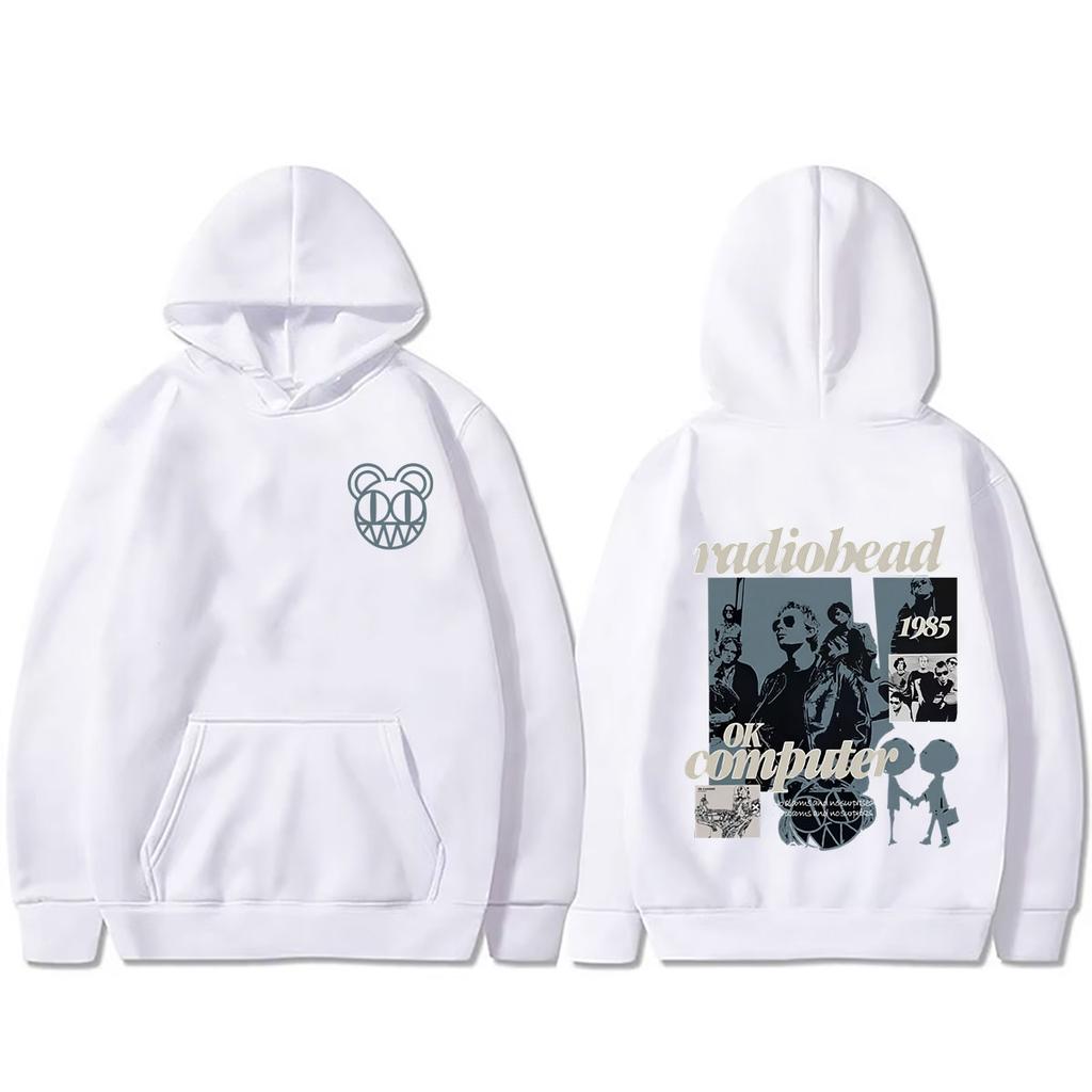 Rock Band Radiohead OK Computer Graphic Hoodie Men Women Hip Hop Oversized Sweatshirt Men's Fashion