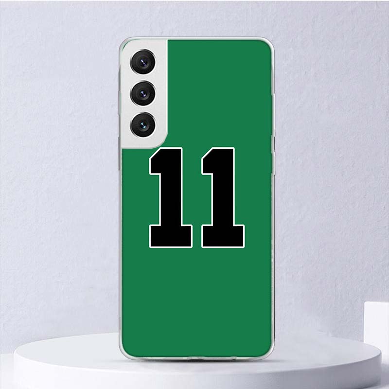 Basketball 23 24 Number Soft Case For Samsung Galaxy S22 S21 Ultra S20 FE S10 Plus Phone Cover S9 S8 + S10E S7 Edge S6 Funda Coq