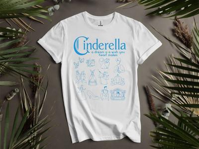 Aschenputtel Prinzessin Ein Traum ist T-Shirt T-Shirt Herren Damen Unisex T-Shirt K22