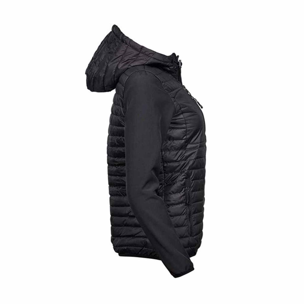 Teejays Womens/Ladies Hooded Crossover Jacket
