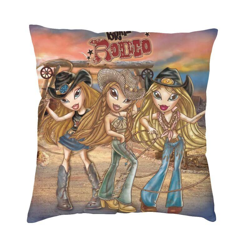 Personalized Custom Bratz Rock Angelz Pillow Case 45x45cm Decor Home Anime Manga Tv Nordic Cushion Cover Soft Pillowcase