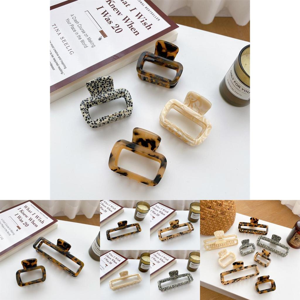 Vintage Inspired Stylish Acetate Hair Claw Clip For Women In Various Colors