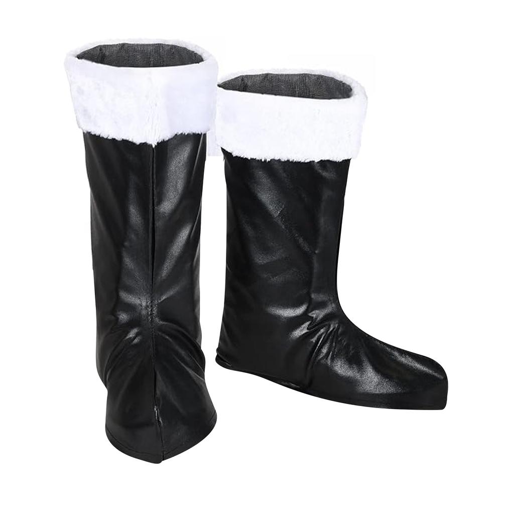 Smiffys Unisex Adult Santa Claus Christmas Boot Covers