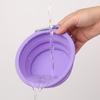 600ML Pet Bowl Collapsible Dog Pet Folding Silicone Bowl Dog Bowls Portable Food Container Feeder Dish Bowl Pet Supplies