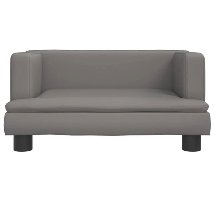 VidaXL Children's Sofa Grey 60x40x30 Cm Faux Leather, Mini Sofa, Mini Sofa Chair, Mini Sofa for Children, Sofa of 3196327