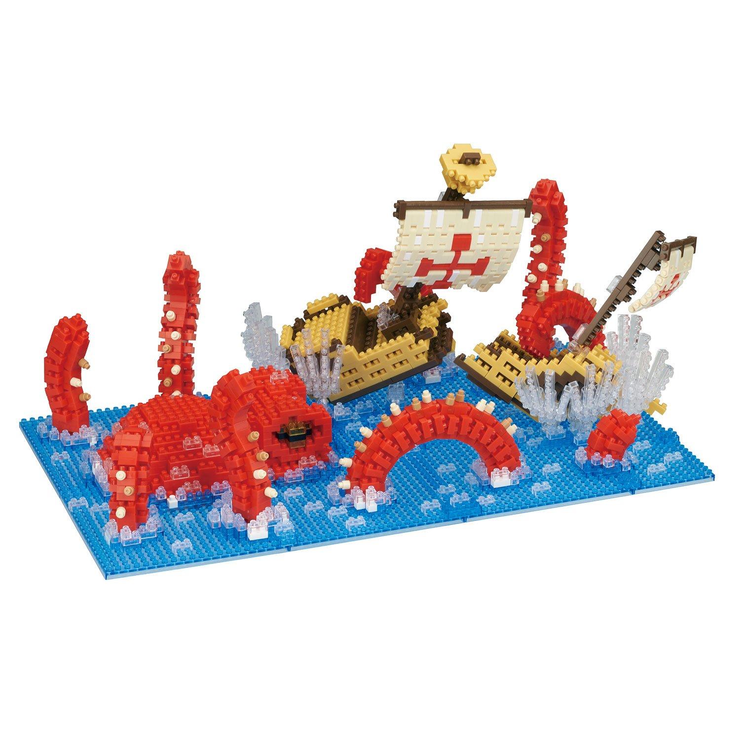 nanoblock Award Selection King of the Sea Kraken, NB-041 синий