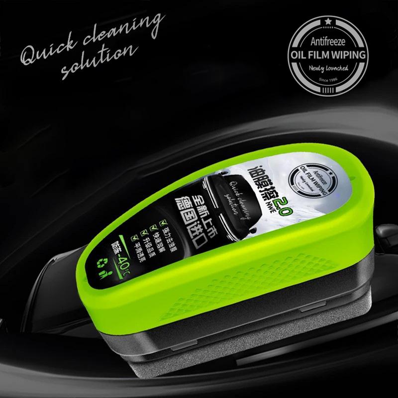 120ml Auto Ölfilm Reinigungsbürste Reinigungsbürste Glasölfilmentferner Bürste Hydrophob Tiefenreinigung Glasbeschichtung