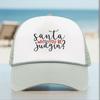Christmas Sponge Mesh Trucker Cap with Hot Stamped Logo