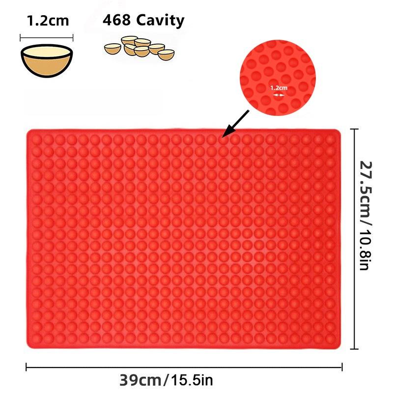 Silicone Mold Holes Mini Muffin DIY Cupcake Cookies Fondant Baking Pan Non-Stick Pudding Steamed Cake Mold Baking Tool