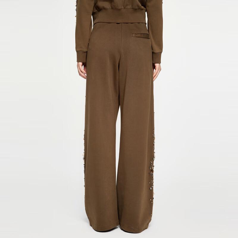 JNBY 2024 Autumn Cotton Loose Banana Pants