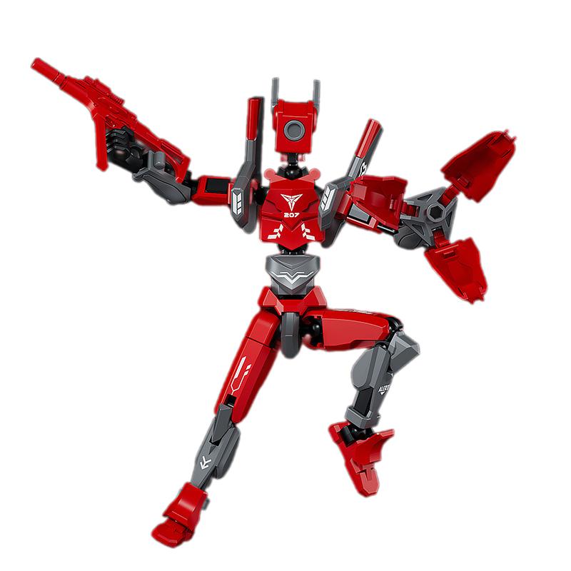 Mech T13 Action Figure Titan 13 Action Figure Dummy Lucky 13 Action Figure 3D Printed Multi-Jointed Movable Nova Action Figure