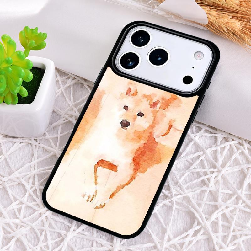 Animal Shiba Inu Phone Case for iPhone 17 Air 16 15 11 12 14 13 Pro Max Shockproof Cover