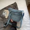 Denim Bag Women's Multi-Layer Crossbody Bag Mobile Phone Bag Shoulder Small Square Bag