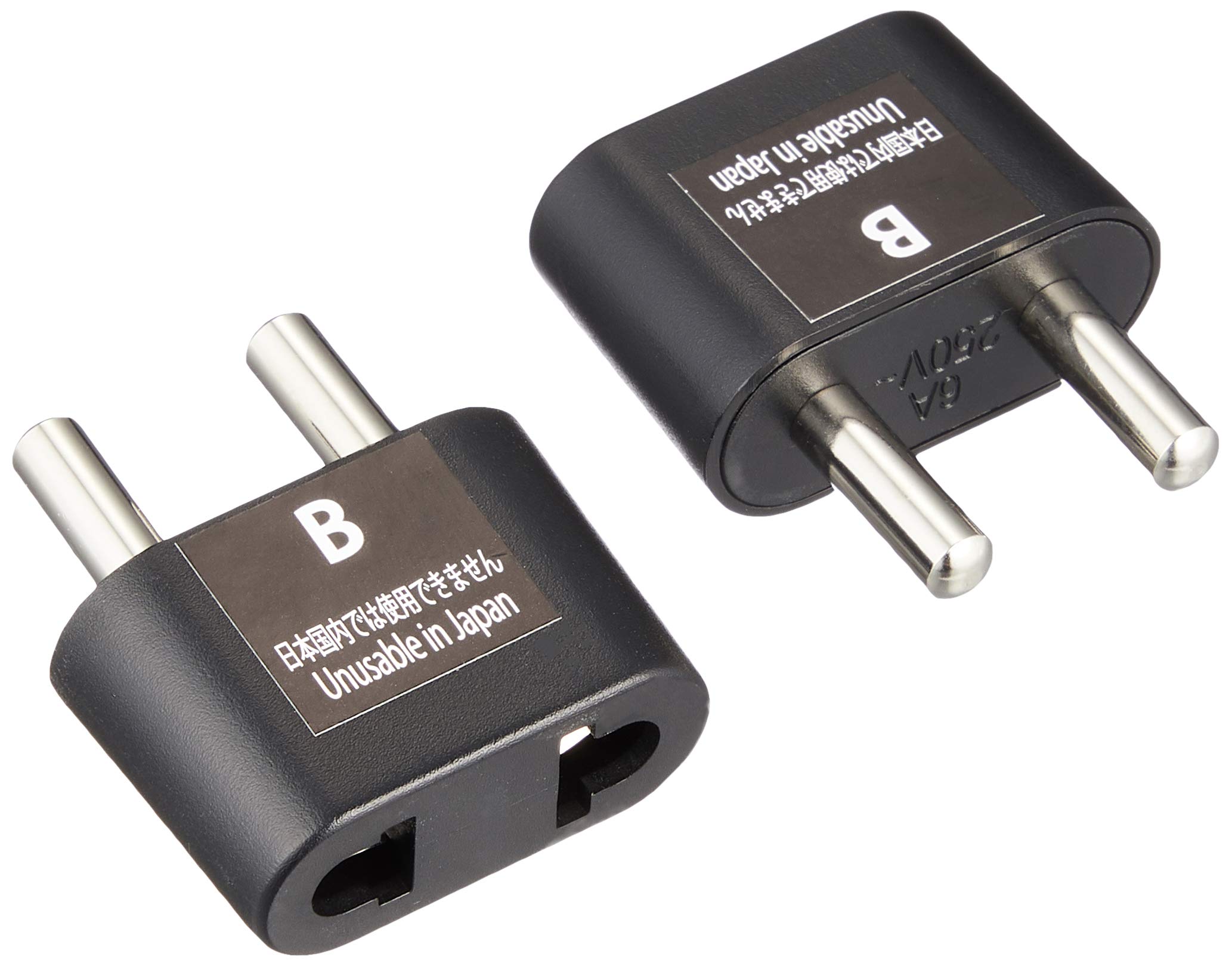 

Nissho Kogyo Overseas Conversion Plug Set B Type L-02 чорний