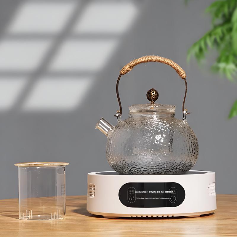 Smart Electric Glass Tea Cooker: Compact Ceramic Stove & Health-Preserving Hot Plate Kettle Gift