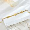 gold crystal tennis bracelet for women