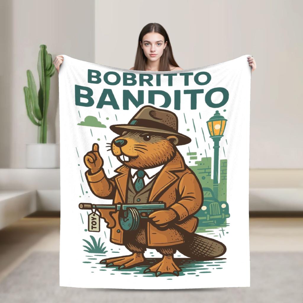 Italian Brainrot All Stars Funny Meme Blankets Fleece Spring Autumn Multi-function Warm Throw Blankets for Bedding Travel Quilt