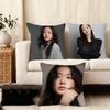 Kim Go Eun Cushion Cover Soft Plush Fabric Double-Sided Printed Sofa Cushion Cover For All Seasons Home Decor Gift