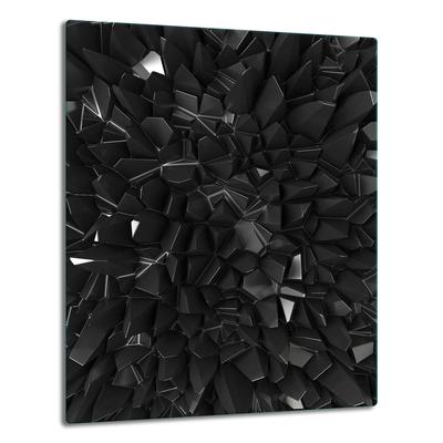GLASS PROTECTIVE PLATE FOR INDUCTION 40x52 BLACK