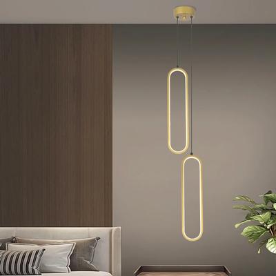 Bedroom Chandelier 3000k-6000K Indoor Decoration Light Warm White Modern LED Pendant Light Eye Protection Dining Room Decoration