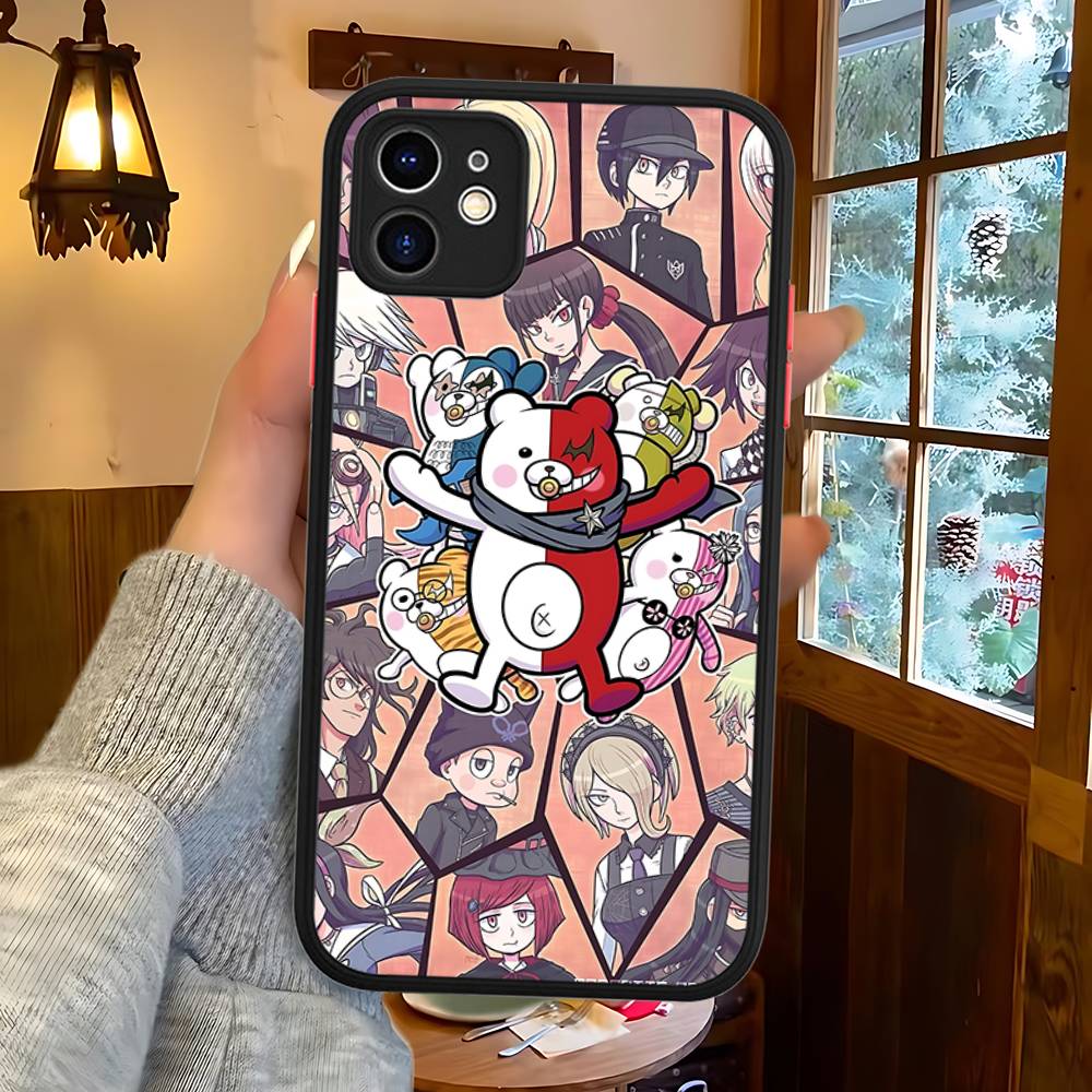 Anime Game D_DanganRonpaS Phone Case For IPhone 16 15 14 11 12 13 Pro Max Plus 12 XS Max Back Cover Matte Case